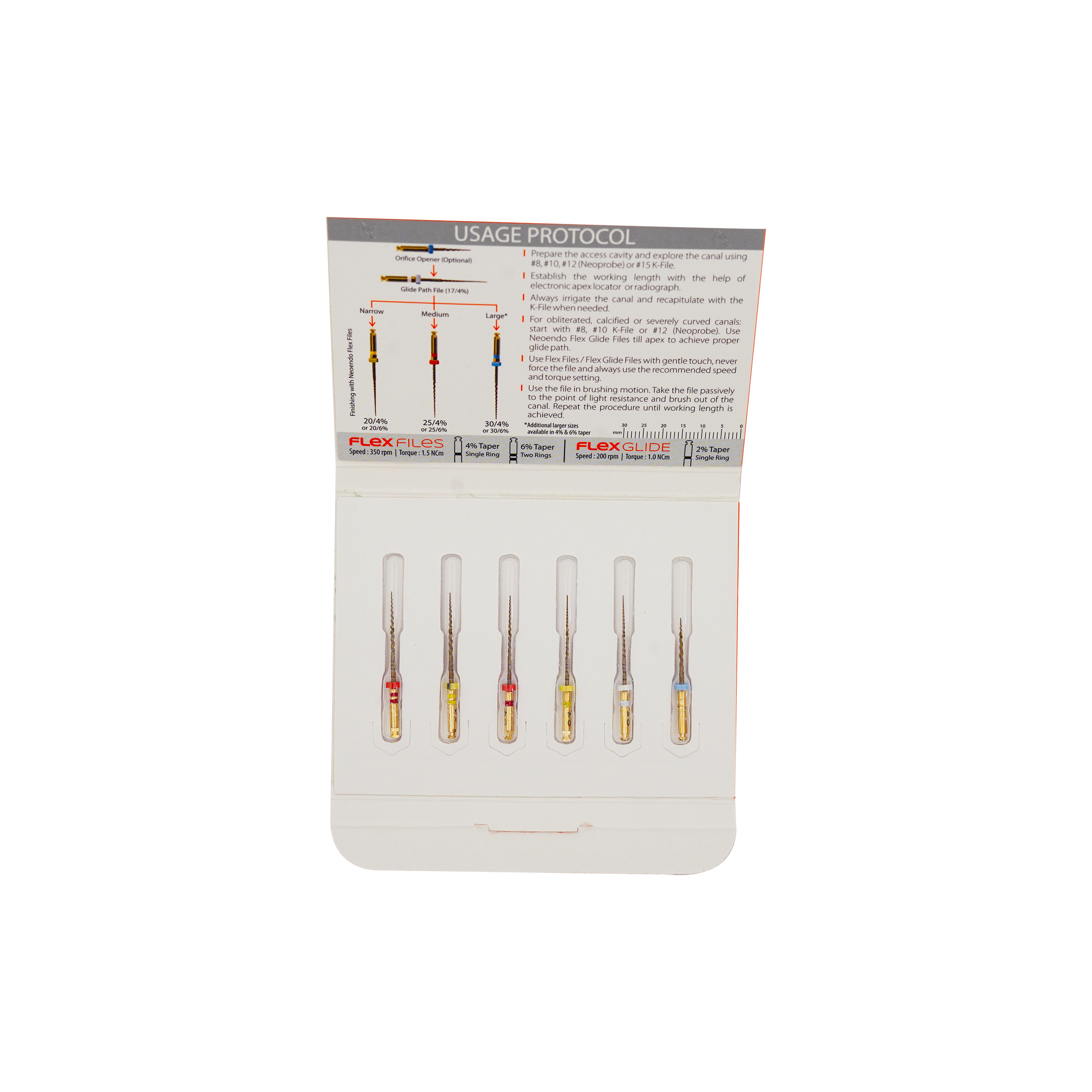 Neo Endo Flex File 25mm Asst(Short)